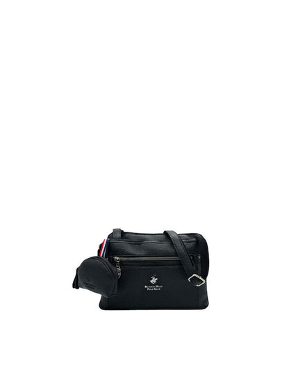 Beverly Hills Polo Club Γυναικεία Τσάντα Ώμου Μαύρη bh 4138