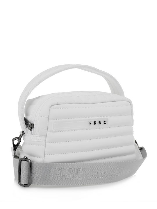 FRNC Γυναικεία Τσάντα Χειρός Λευκή 4634