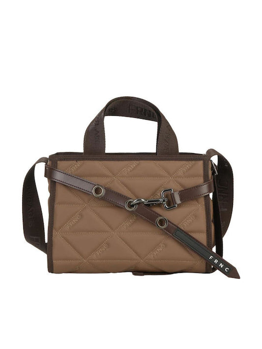 Γυναικεία Τσάντα Ώμου camel frnc 4153