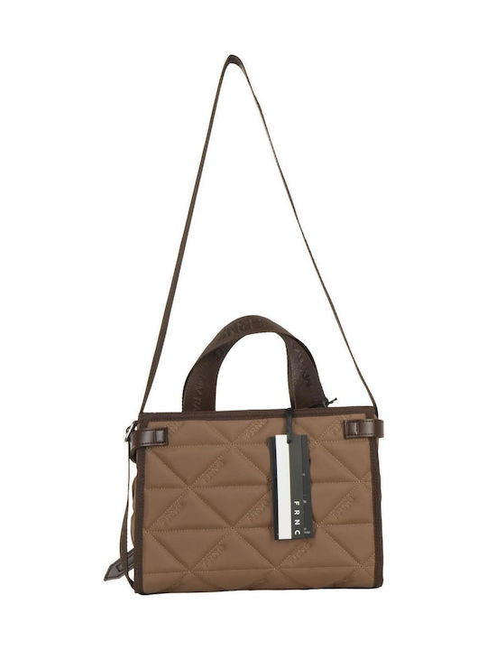 Γυναικεία Τσάντα Ώμου camel frnc 4153