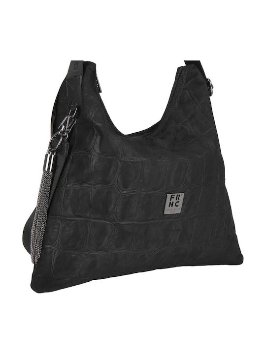 FRNCΓυναικεία Τσάντα Ώμου Μαύρη 6141