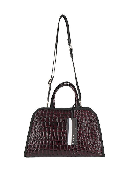 FRNCΓυναικεία Τσάντα Χιαστί Μπορντό 5903