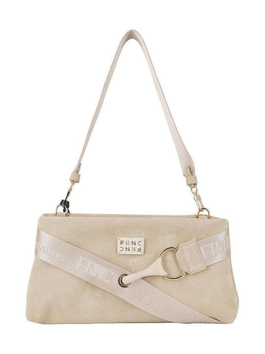 FRNCΓυναικεία Τσάντα Ώμου Μπεζ 3720