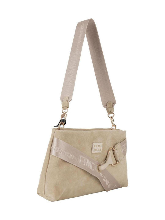 FRNCΓυναικεία Τσάντα Ώμου Μπεζ 3720