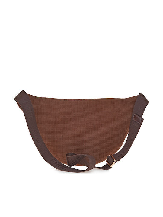 FRNCΓυναικεία Τσάντα Χιαστί Καφέ 5554