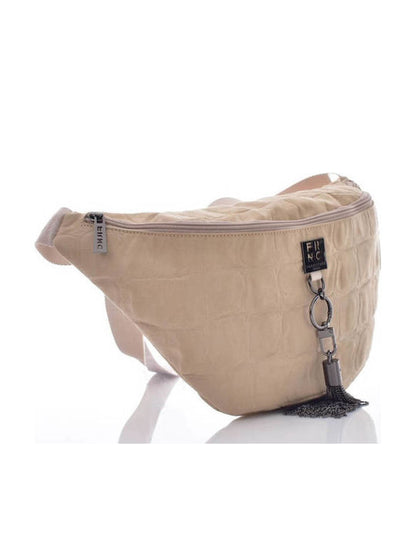 FRNCΥφασμάτινη Γυναικεία Τσάντα Χειρός Μπεζ 6131