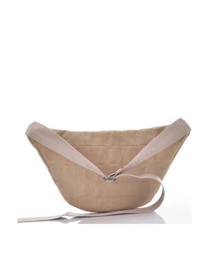 FRNCΥφασμάτινη Γυναικεία Τσάντα Χειρός Μπεζ 6131