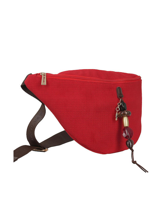 FRNCΓυναικεία Τσάντα Χιαστί Κόκκινη 5554