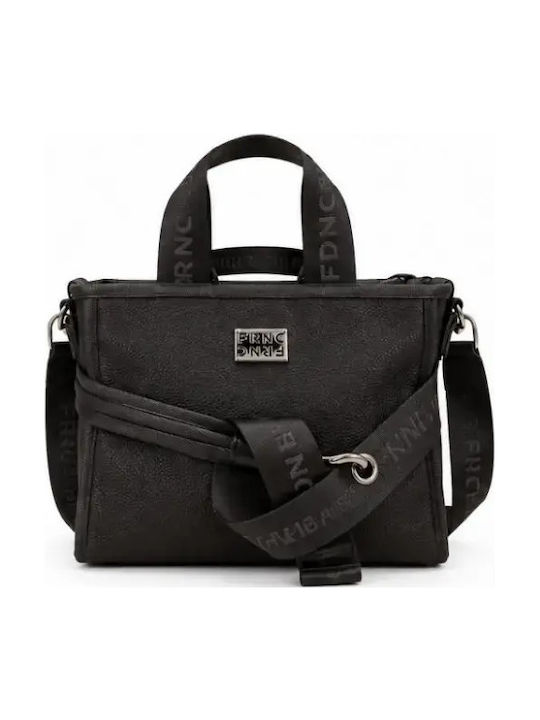 FRNC Γυναικεία Tote Τσάντα Μαύρη 1850