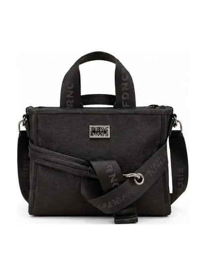 FRNC Γυναικεία Tote Τσάντα Μαύρη 1850