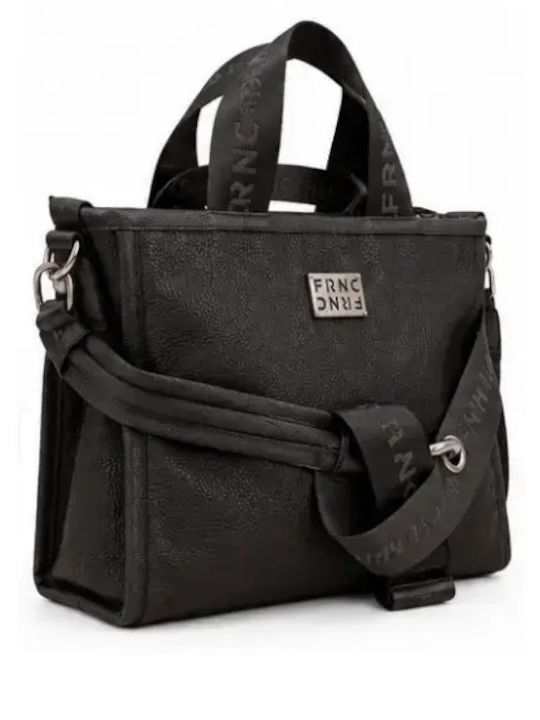 FRNC Γυναικεία Tote Τσάντα Μαύρη 1850