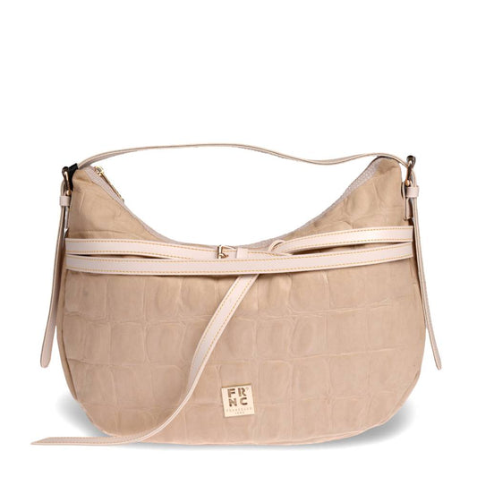 Γυναικεία Τσάντα Ώμου Eco Nubuck FRNC 6103