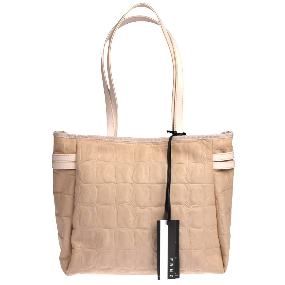Γυναικεία Τσάντα Ώμου Eco Nubuck FRNC 6104