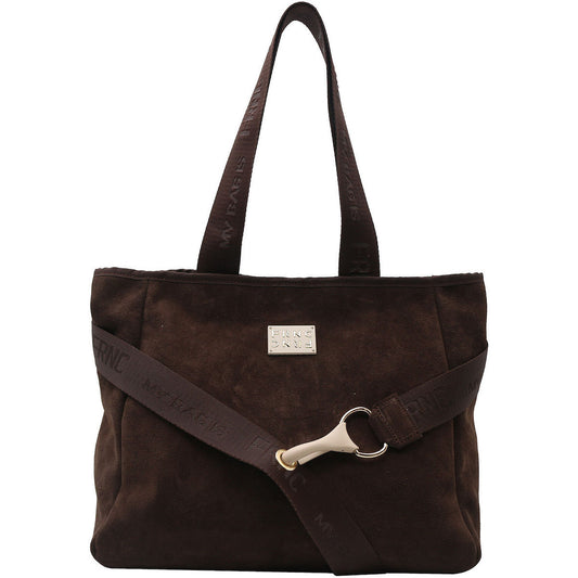 Τσάντα Ώμου/ Χιαστί Καφέ FRNC 3726 Καστορ