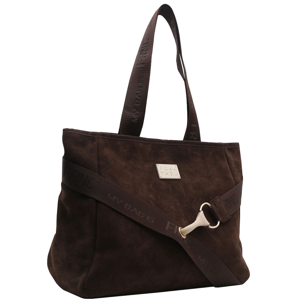 Τσάντα Ώμου/ Χιαστί Καφέ FRNC 3726 Καστορ