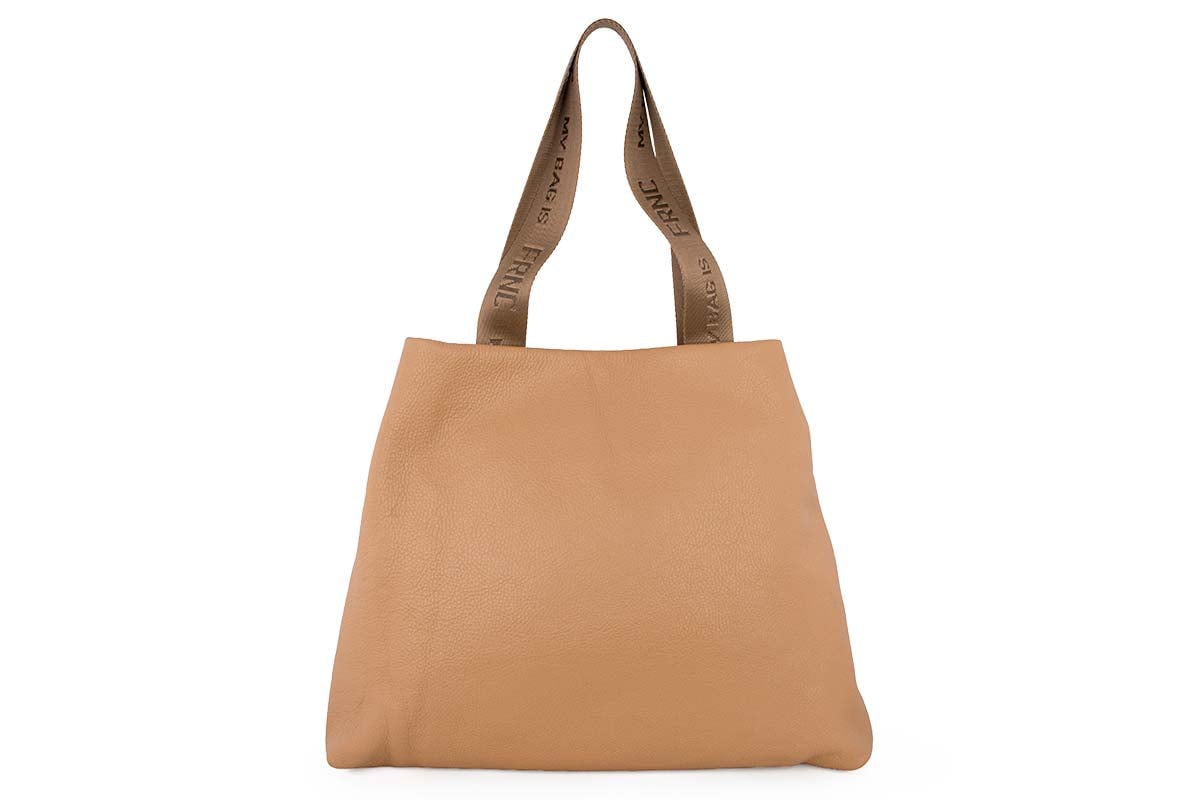 FRNC Γυναικεία Δερμάτινη Τσάντα Pouro 3765-VKT