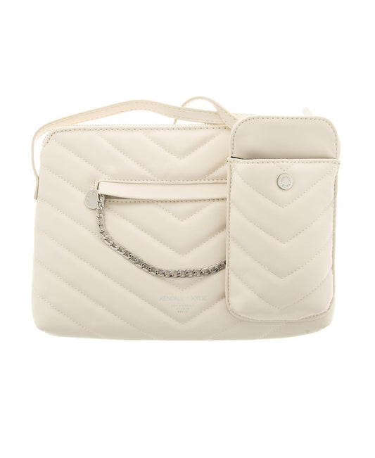 ΤΣΑΝΤΑ ΤΑΧΥΔΡΟΜΟΥ KENDALLANDKYLIE OFF WHITE  HBKK-122-0007-13 - ΜΠΕΖ