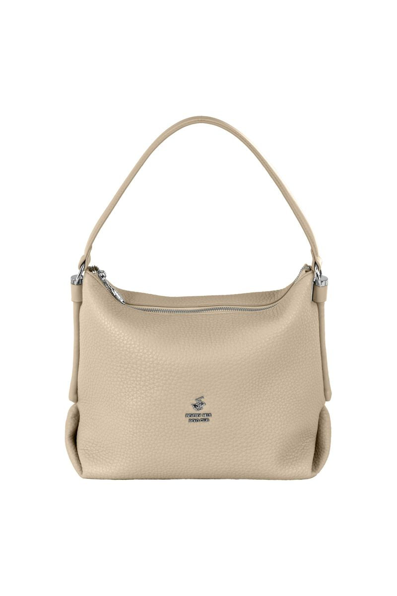 Beverly Hills Polo Club Γυναικεία Τσάντα Ώμου Μπεζ bh 4501