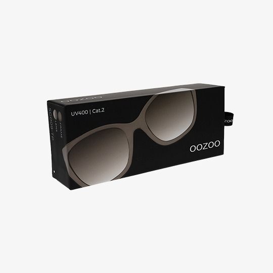 OOZOO SUNGLASSES / TAUPE, SHINY SG009-TP