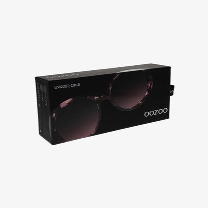 OOZOO SUNGLASSES / PINK-RED TURTOISE, SHINY SG010-PR