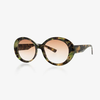 OOZOO SUNGLASSES / GREEN TURTOISE, SHINY SG010-TG