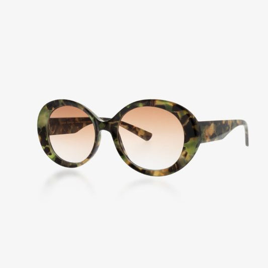 OOZOO SUNGLASSES / GREEN TURTOISE, SHINY SG010-TG