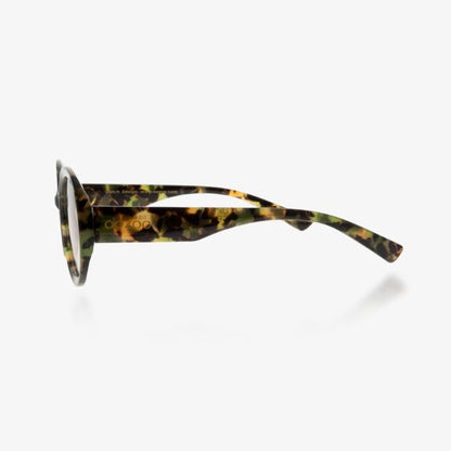 OOZOO SUNGLASSES / GREEN TURTOISE, SHINY SG010-TG
