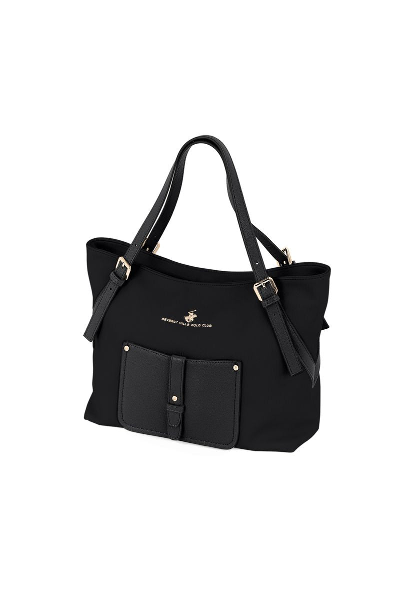 Beverly Hills Polo Γυναικεία Τσάντα Χειρός-Ώμου BH-4540 Μαύρο